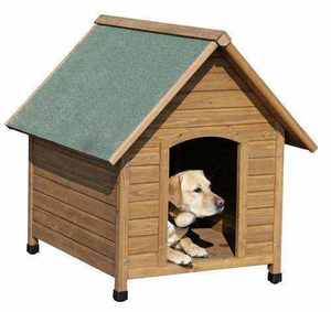 kerbl niche extérieur bois chien
